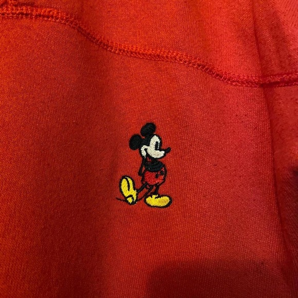 Vintage Disney Wear Red Mickey Mouse Sweatshirt Small - Picture 2 of 4